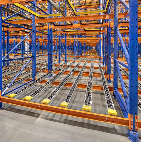 Pallet Flow Rack - Industrial Warehouse Racking in Plainfield